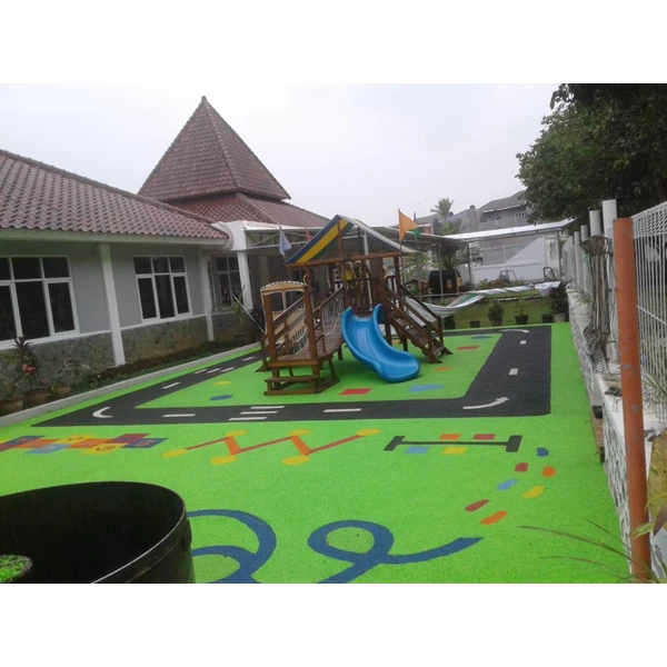 Rubber  Flooring Children Playground Outdoor