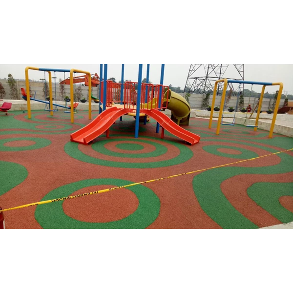 Rubber  Flooring Children Playground Outdoor