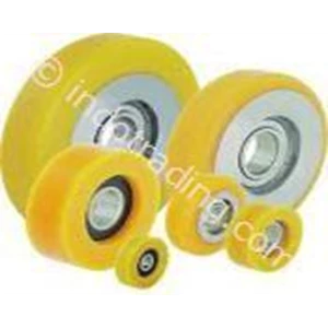Polyurethane Vulcanisir Roll / Wheel / Karet Polyurethane 